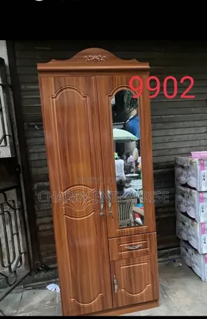 Wardrobes Nzuri 2 Doors Zinakuwezesha Kutundika Nguo Na Kupanga Pia