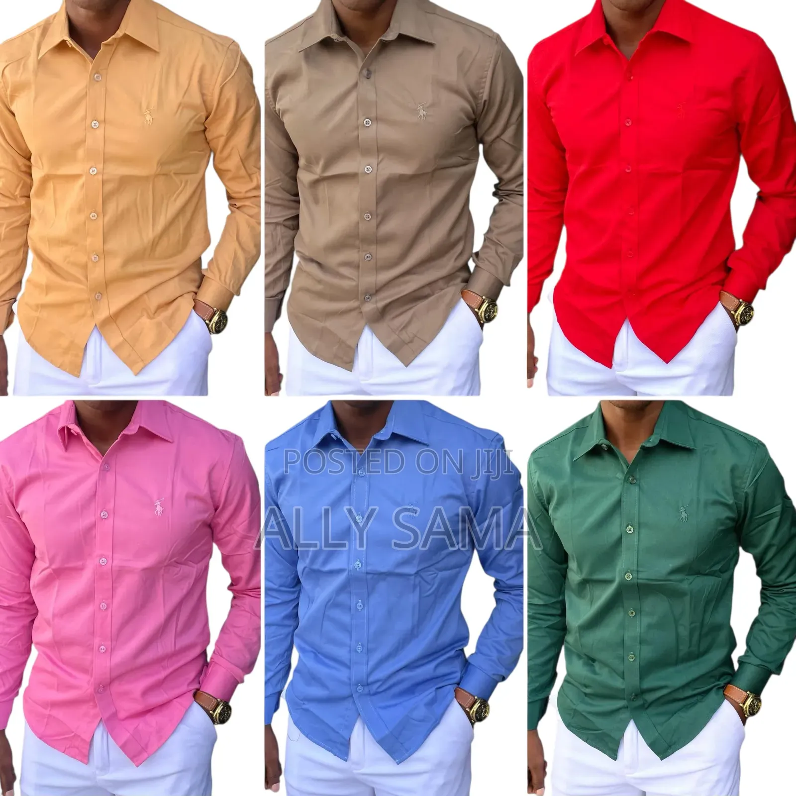 Men's Shirts Plain Brand Polo