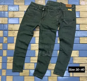 Men's Jeans Straight Colors Green
