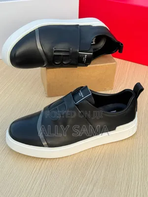 Men's Sneakers Balmain Full Black Material Leather