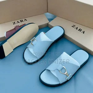 Light Blue Zara Sandals Full Boxed