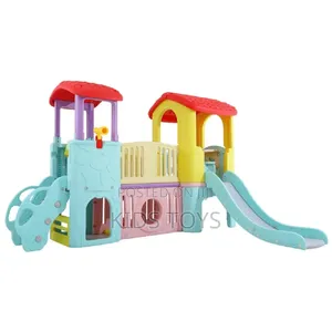 Kids Plastic Playhouse With Slide