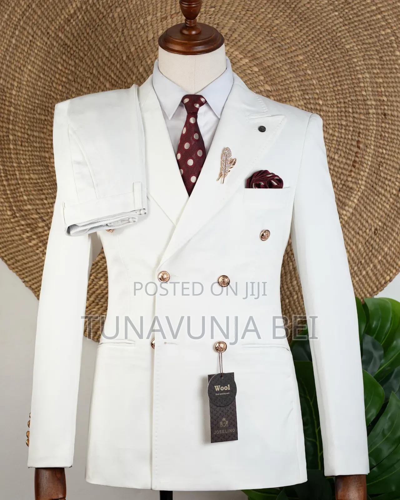 Wool Five Buttons Quality Suit / Classic Men Suit