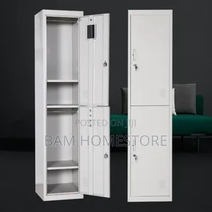 Two-Door Steel Locker Cabinet