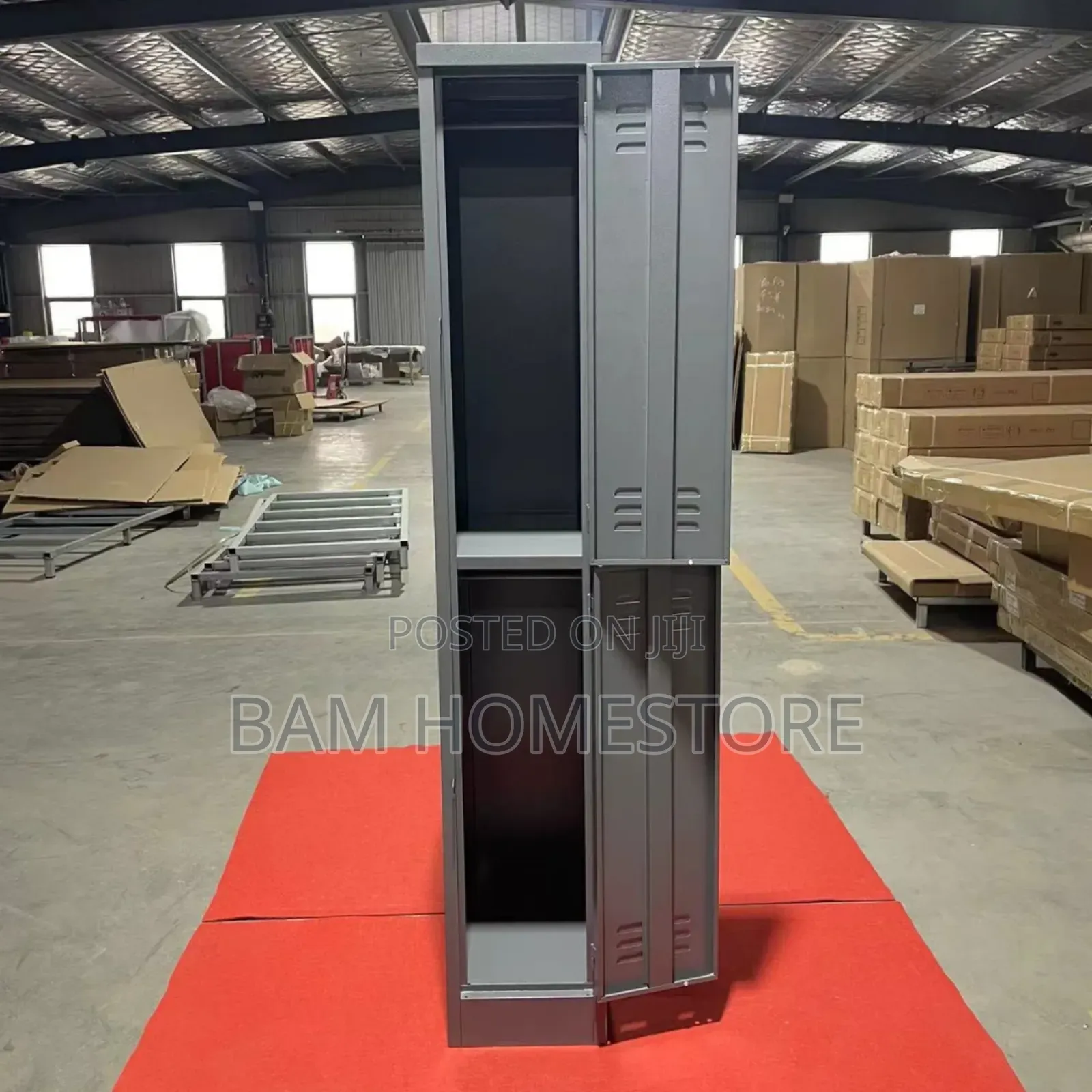 Two-Door Steel Locker Cabinet