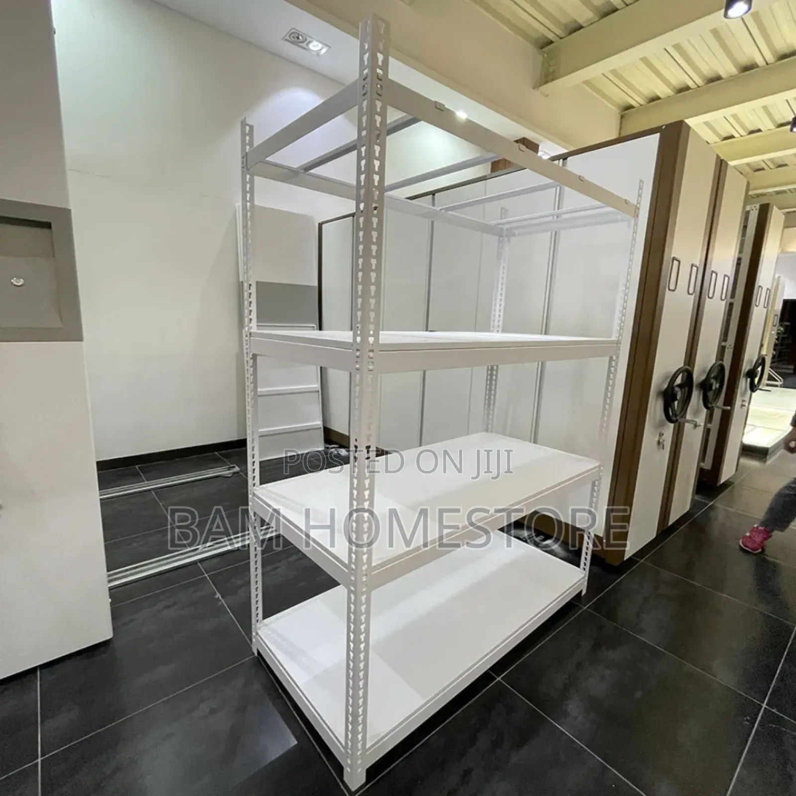 Tier Steel Storage Shelves