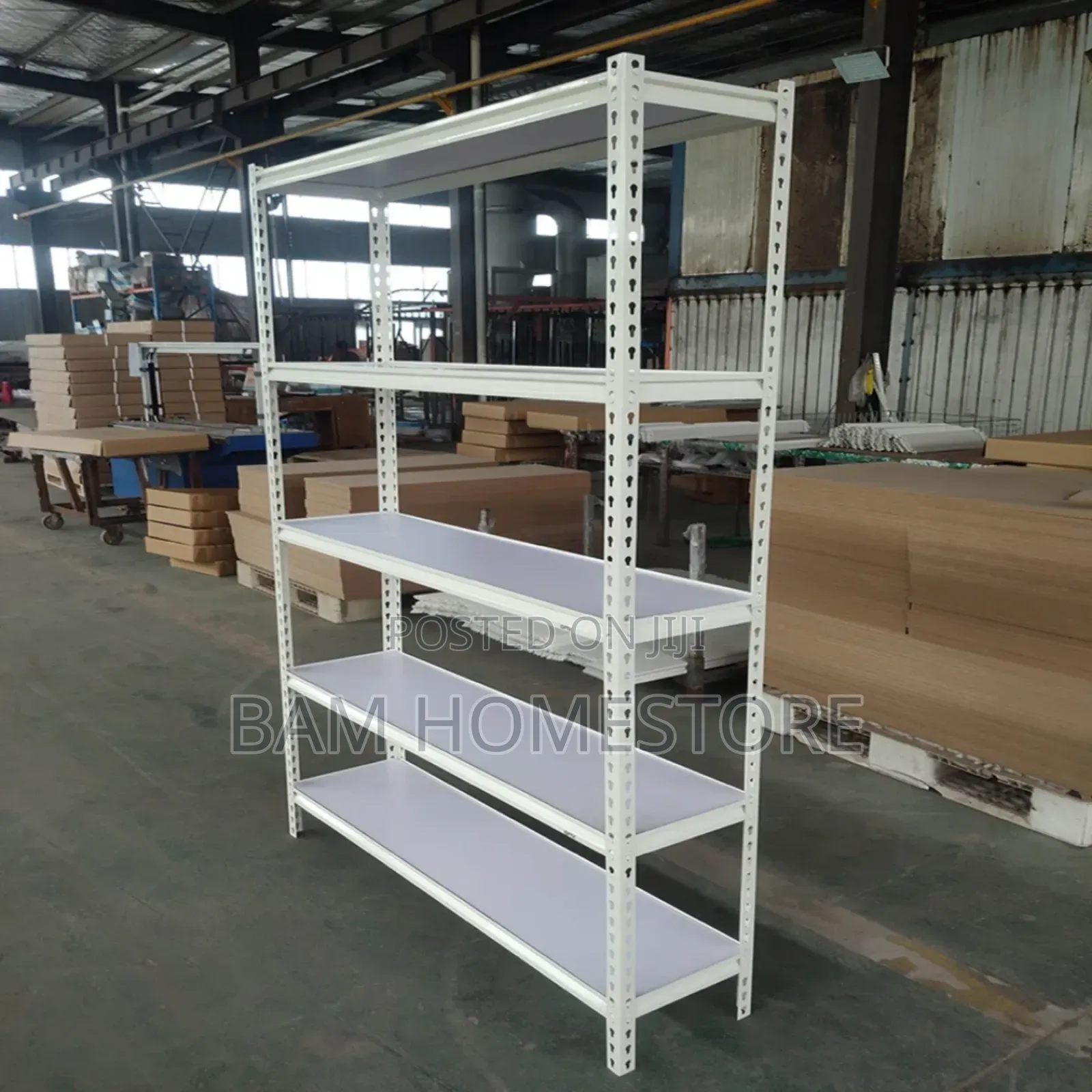 Tier Steel Storage Shelves