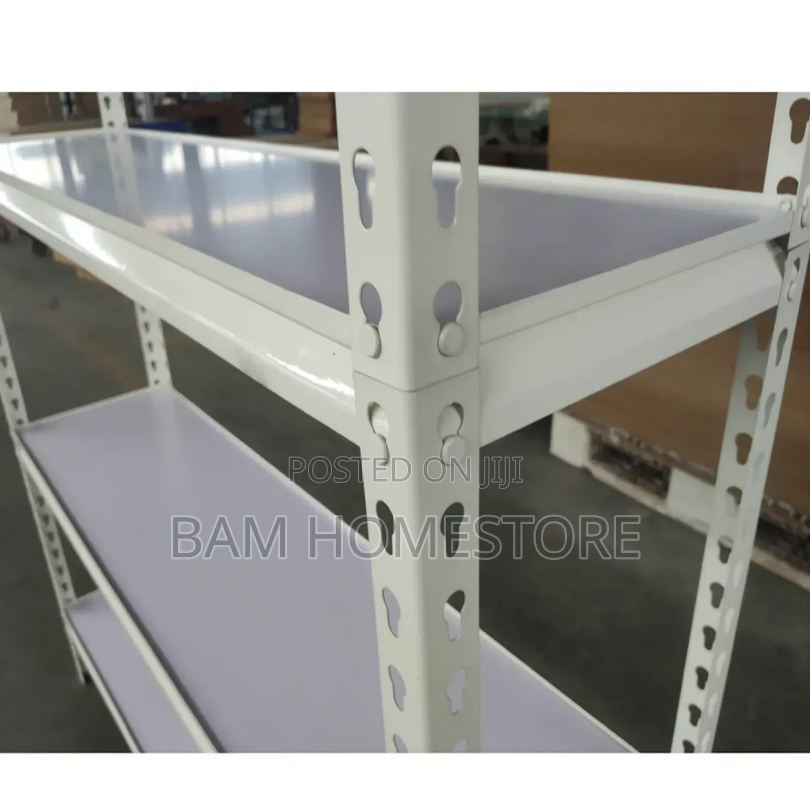 Tier Steel Storage Shelves
