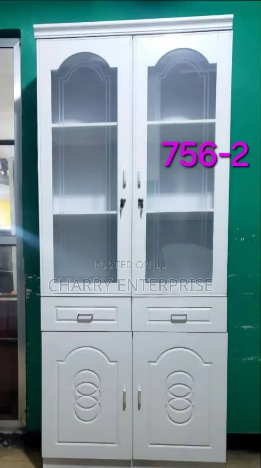 Kabati La Vypmbo Milango 2 Cupboard 2 Doors White Color