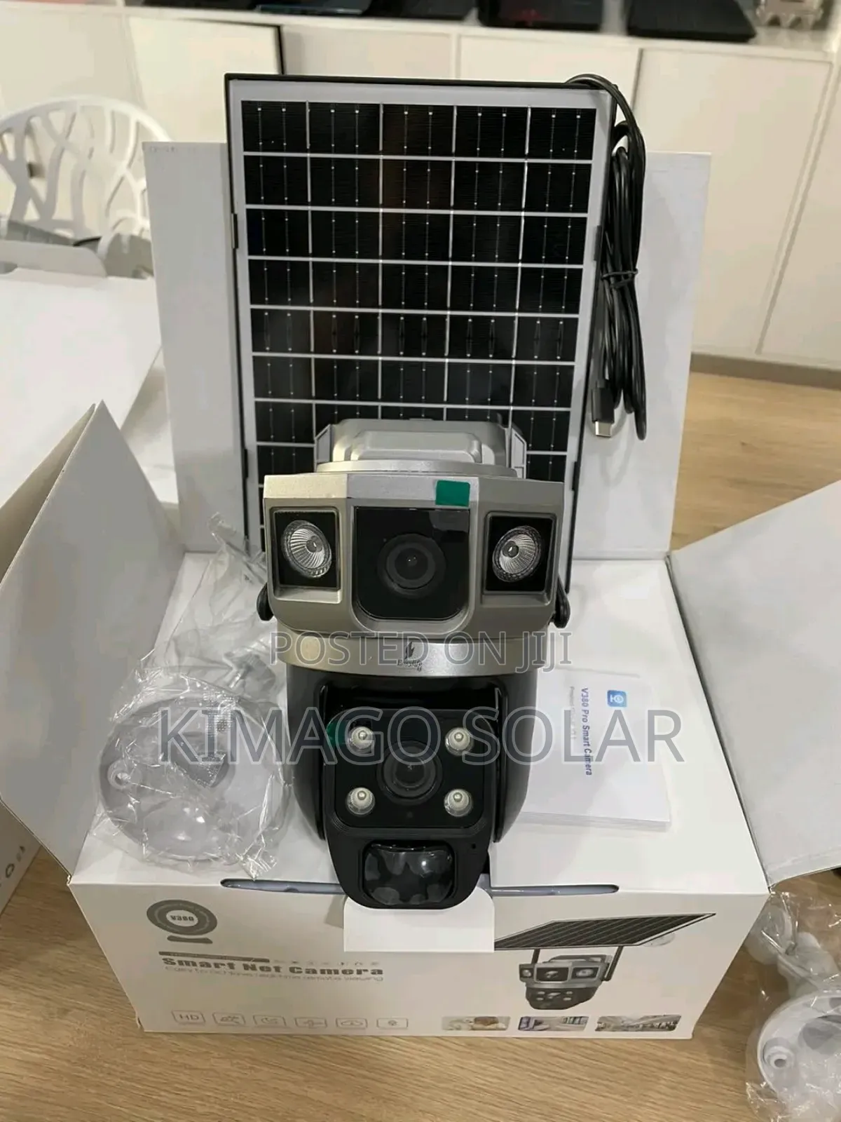 Keep Your Fence Safe Dual Lens Solar CCTV