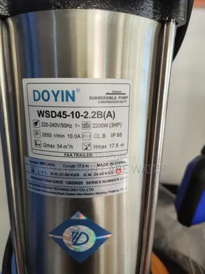 Doyin Sawege Pump 3hp Single Phase (3inch)