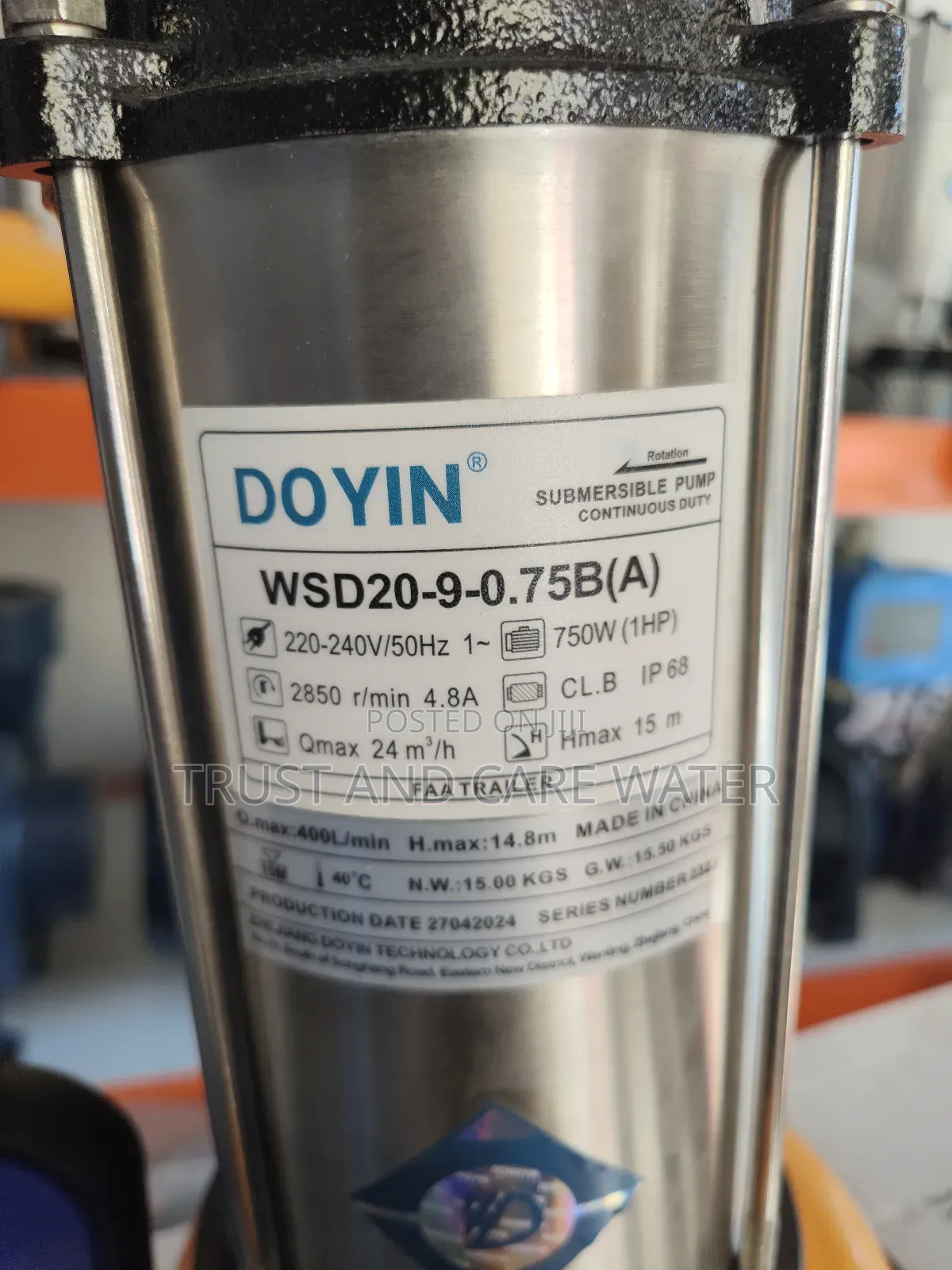 Doyin Sawege Pump 1hp