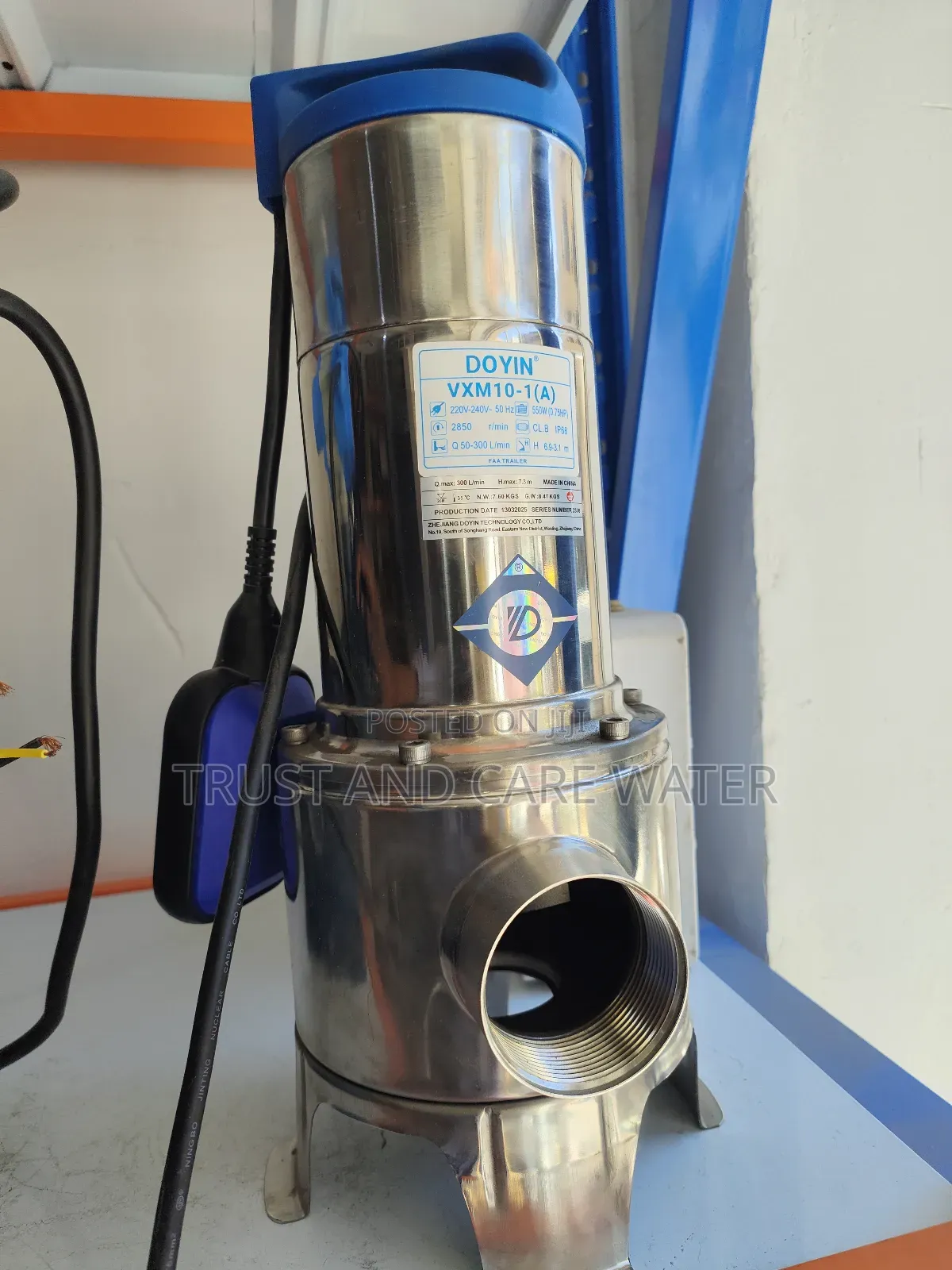 Doyin Stainless Steel Pump 0.75hp