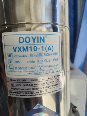 Doyin Stainless Steel Pump 0.75hp
