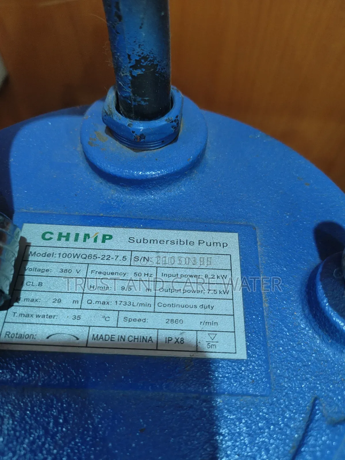 Chimp Sawege Pump 10hp (3inch)