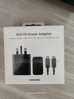 Galaxy 45w Charger Black