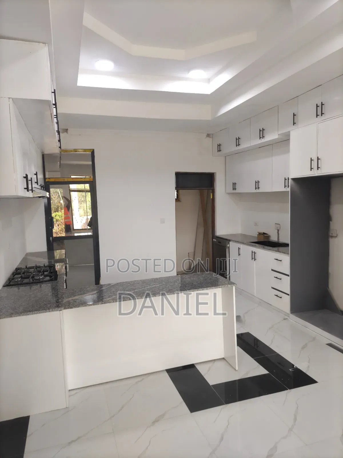 Kitchen Cabinets Installation White Color