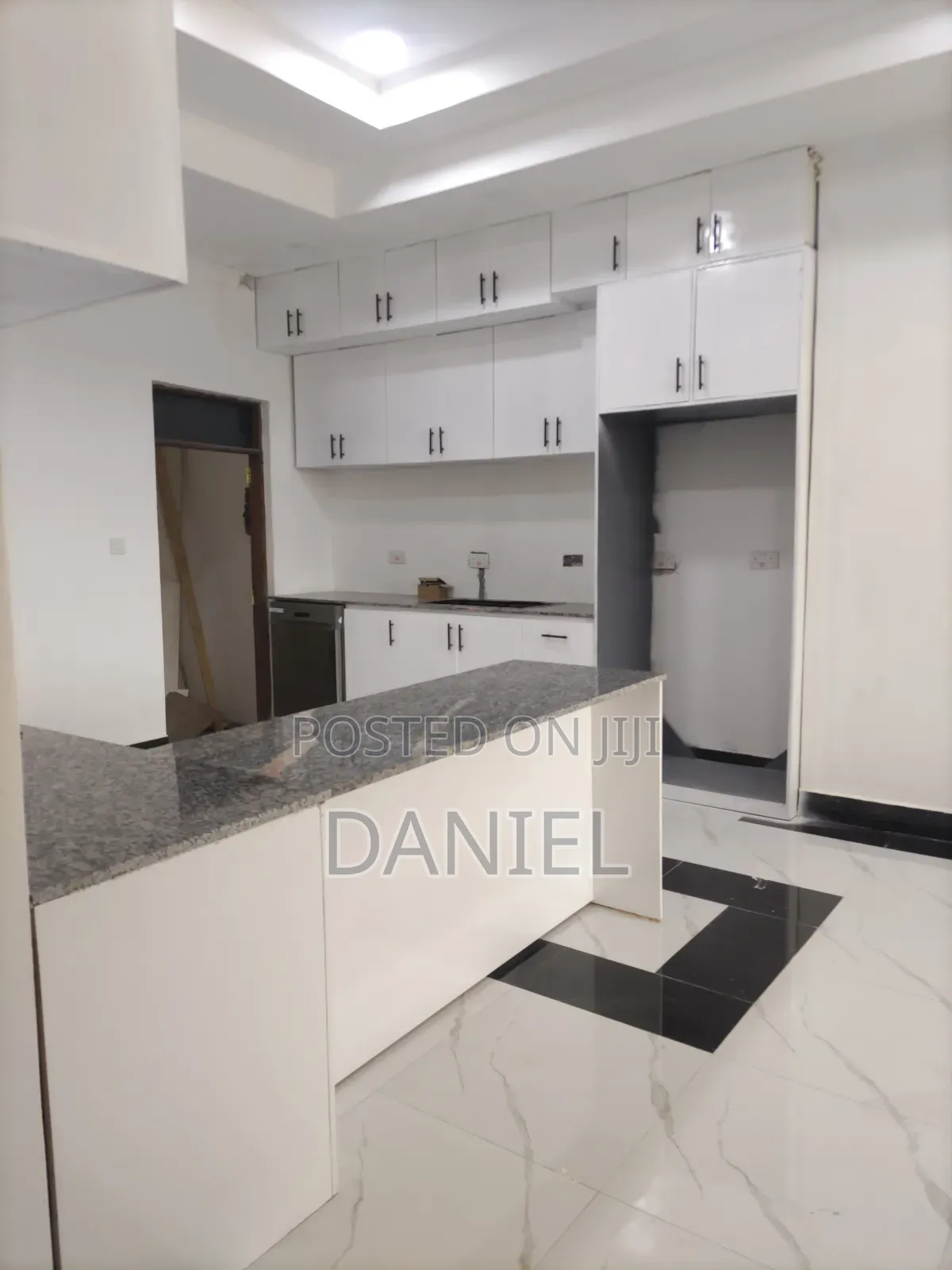 Kitchen Cabinets Installation White Color