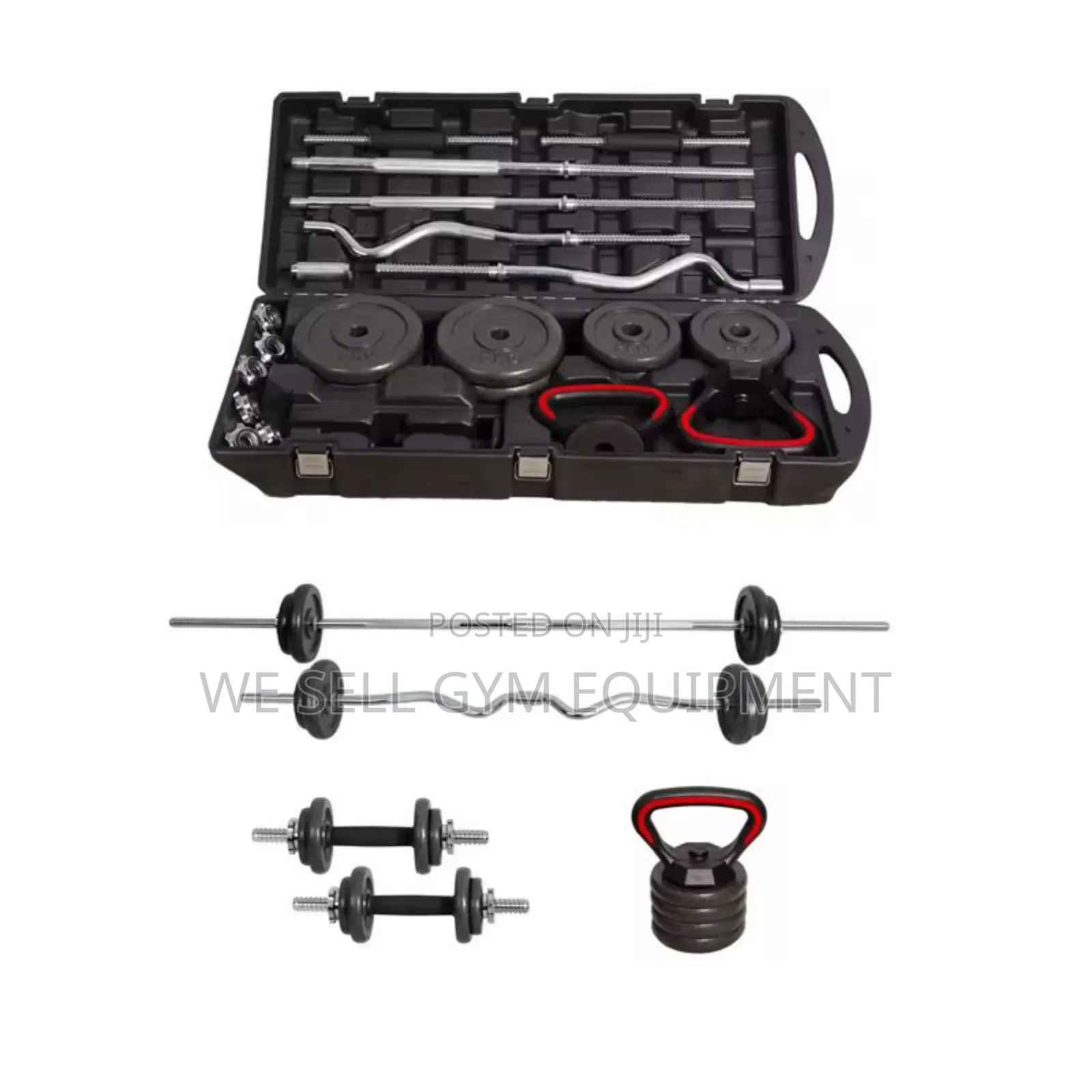 58kg Barbell and Dumbell Set