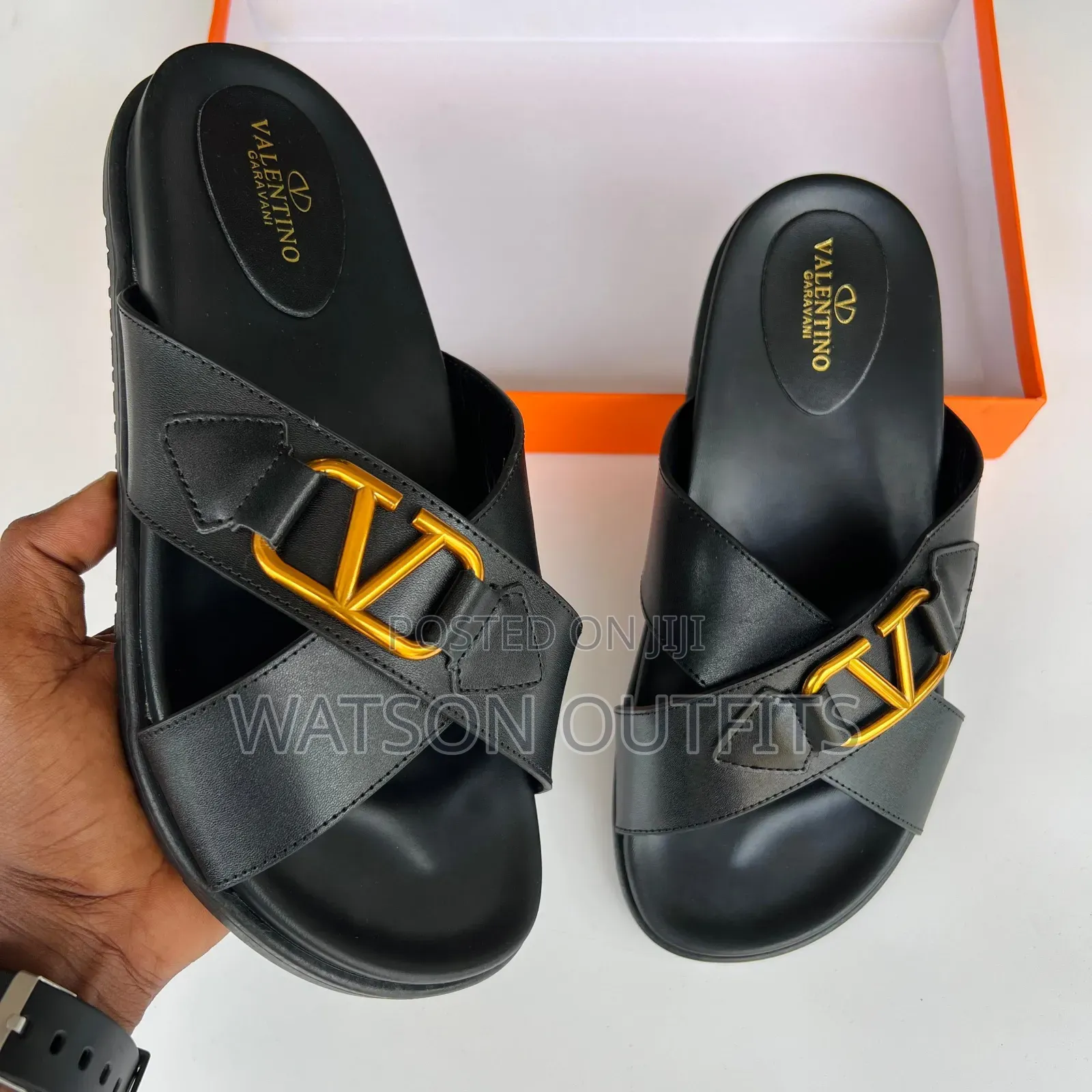Extremely Leather Designed Men's Sandals or Sendo
