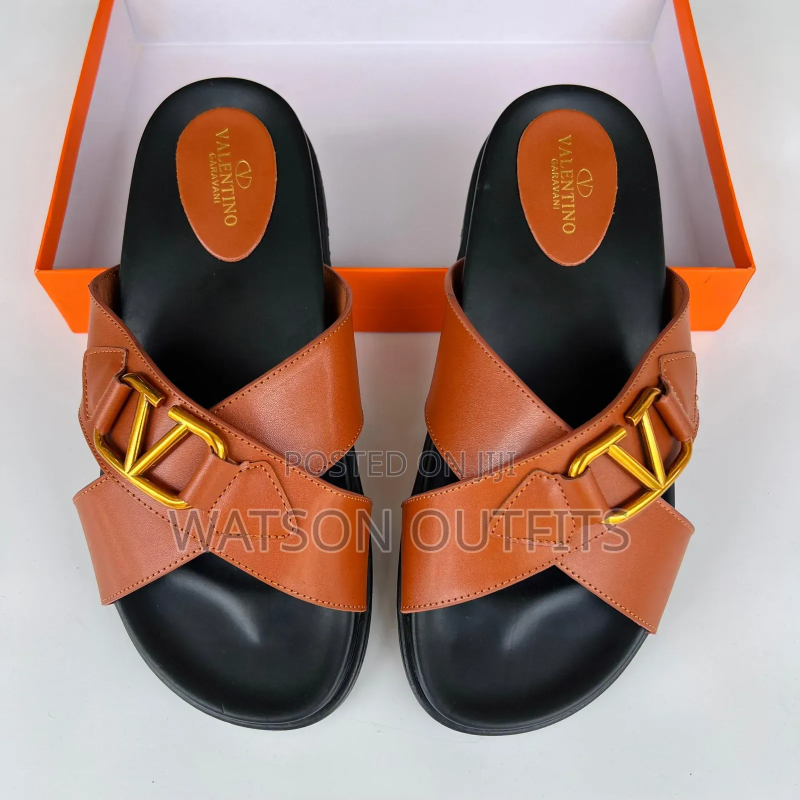 Extremely Leather Designed Men's Sandals or Sendo