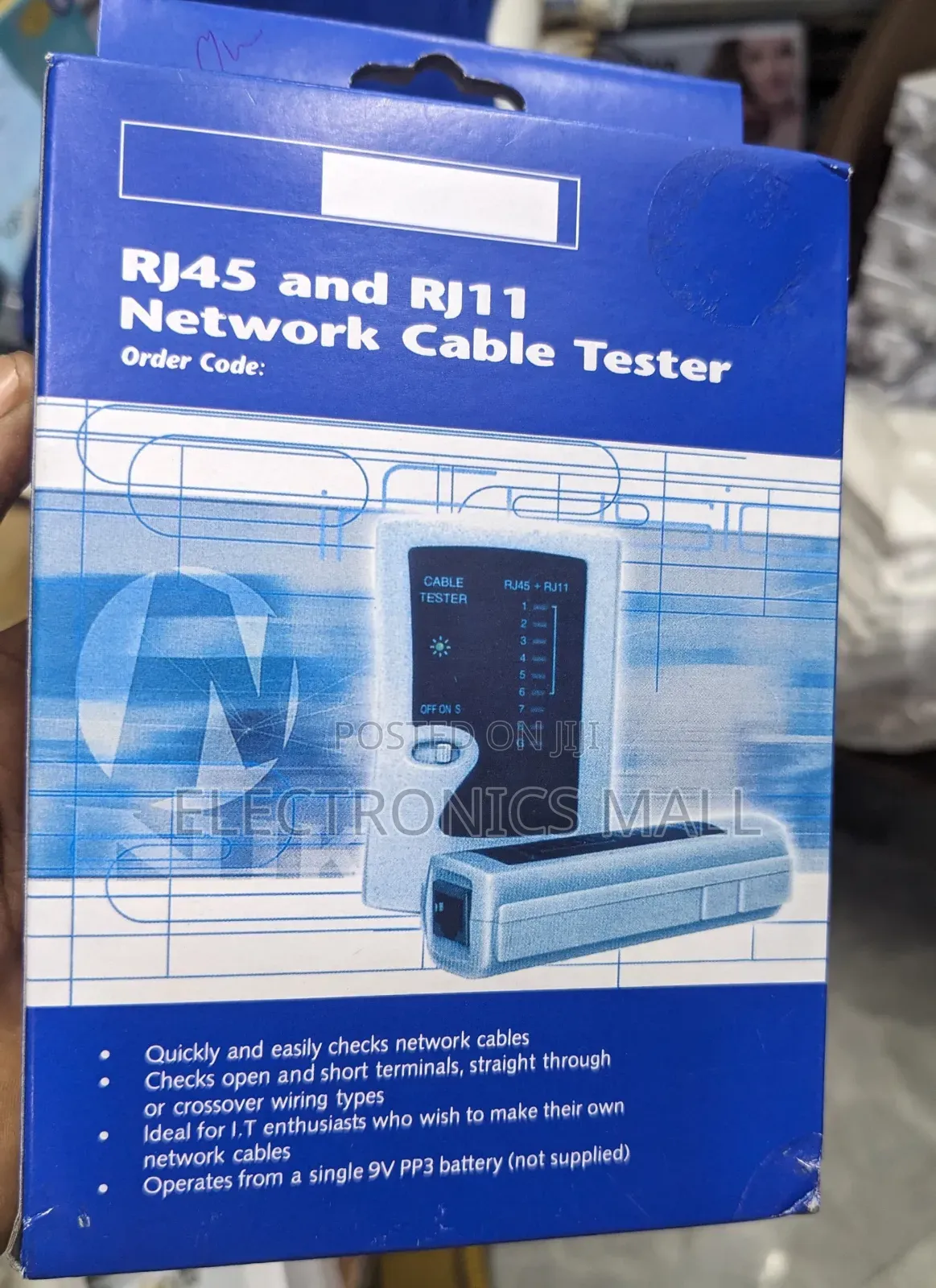 Rj45 and Rj11 Network Cable Tester