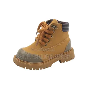 Kids' Classic Timber-Style Boots – Durable Stylish