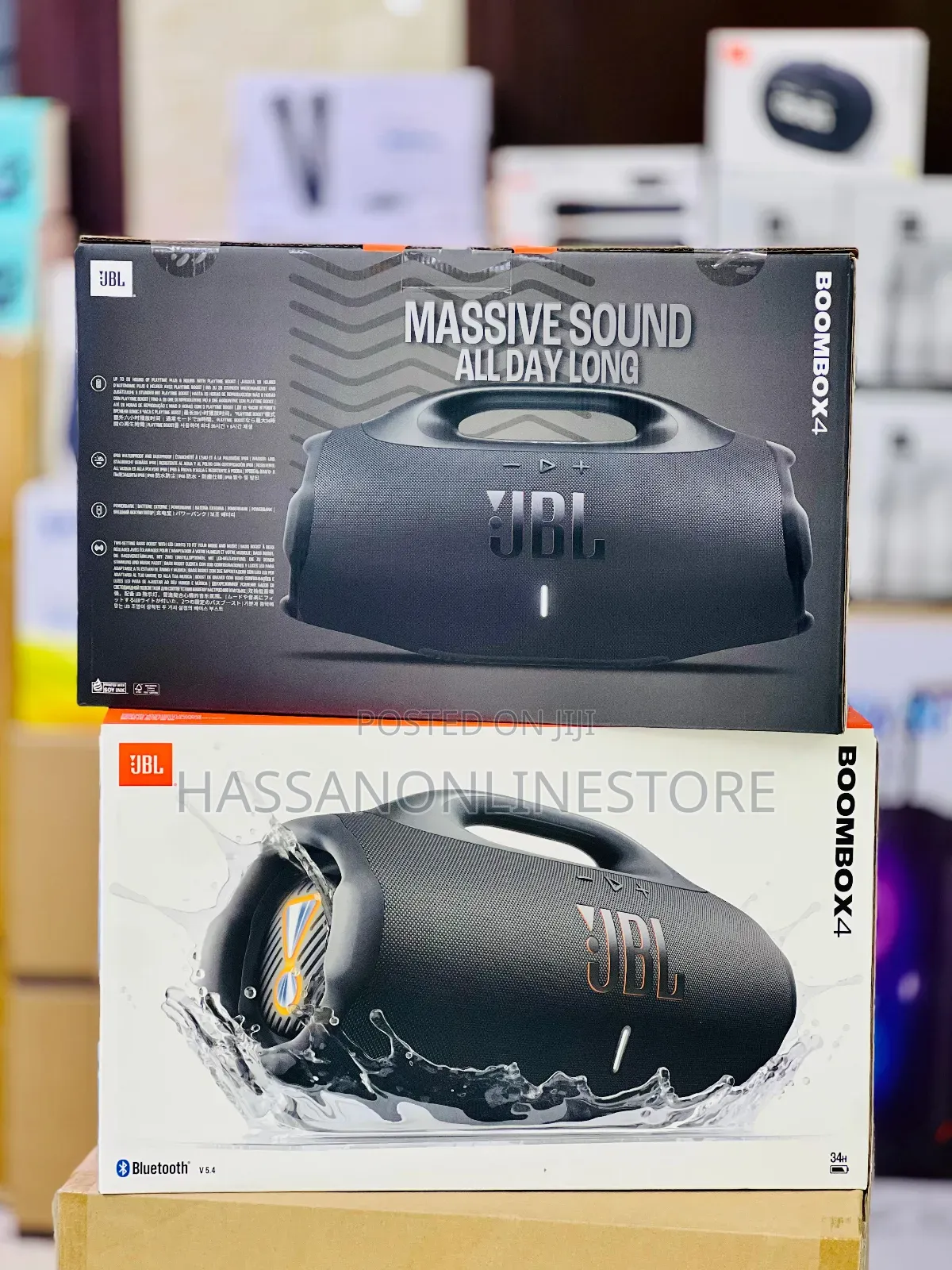JBL Boombox 4 Portable Waterproof Bluetooth Speaker