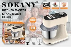Sokany Stand Mixer 6l With Digital Touch Control