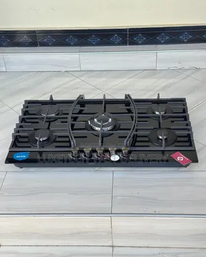 Mr Uk Gas Hob 5-Burner Gas Cooker With Tempered Glass Top