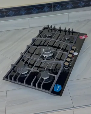 Auto-Ignition Gas Stove 5 Burners With Tempered Glass