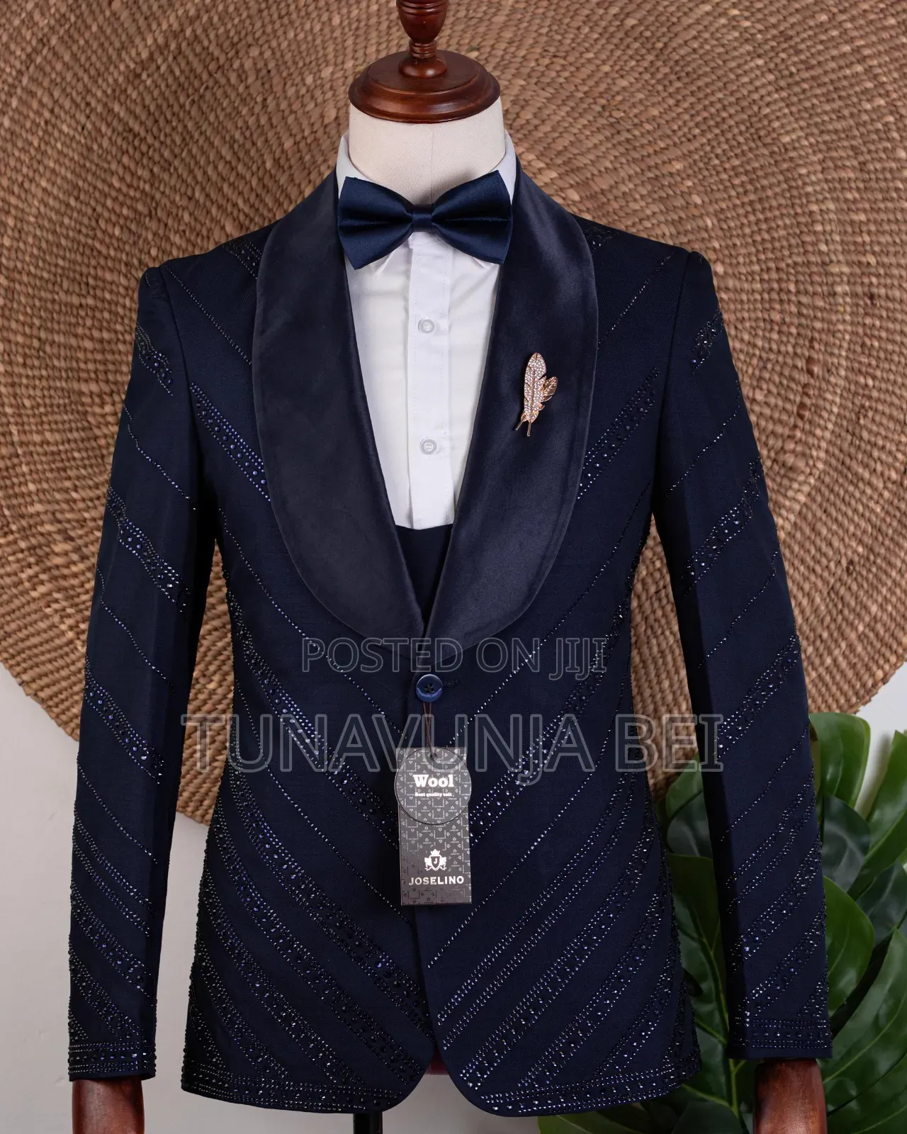 Dark Blue Wedding Suit Classic 