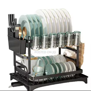Simple Dish Rack And Stable Kitchen Organizer