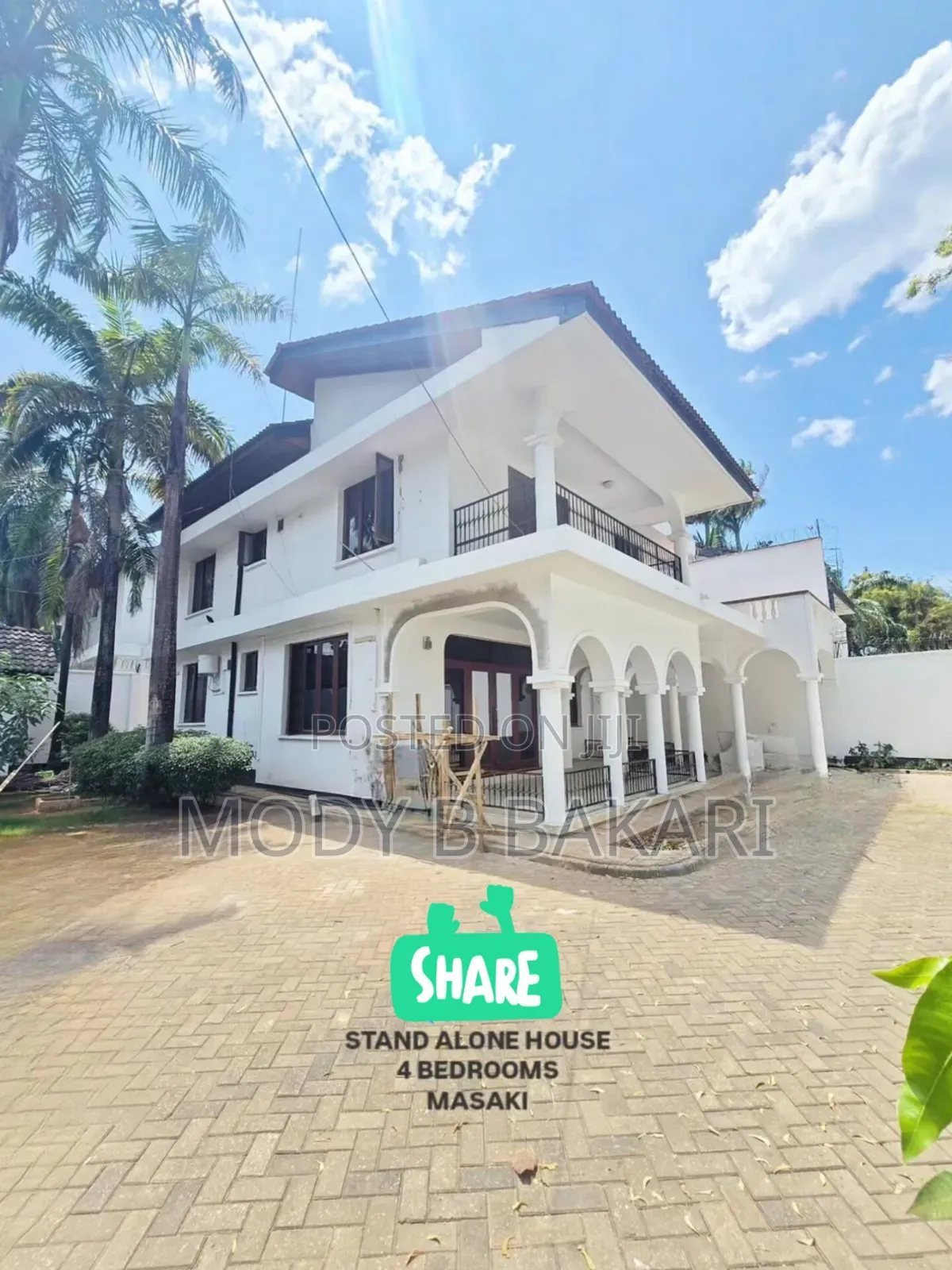 4bdrm House in Masaki for rent