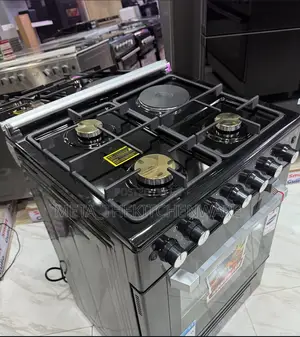 Homebase Cooker 3gas Hob 1electric and Electric Oven 60 X 60 Cm
