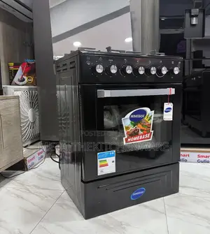 Homebase Cooker 3gas Hob 1electric and Electric Oven 60 X 60 Cm