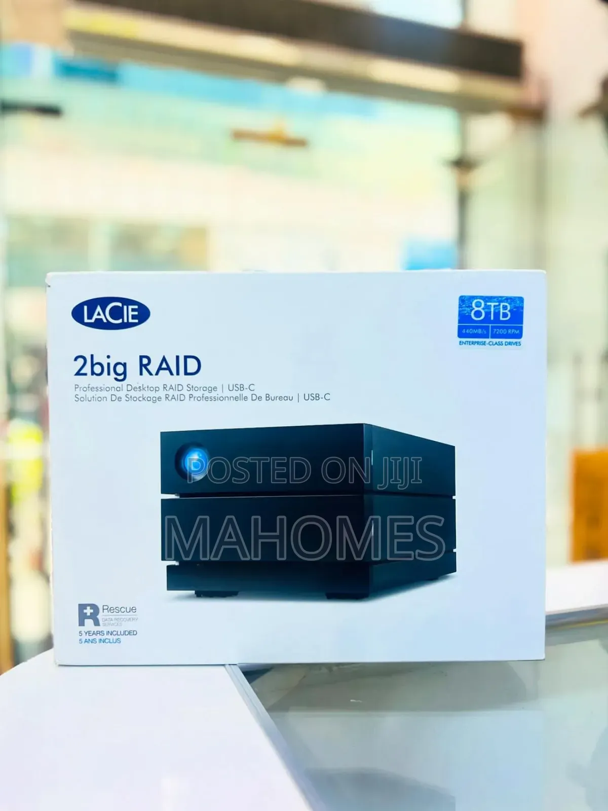 Lacie 2 Big Raip Professional Desktop Storage /Usb -C