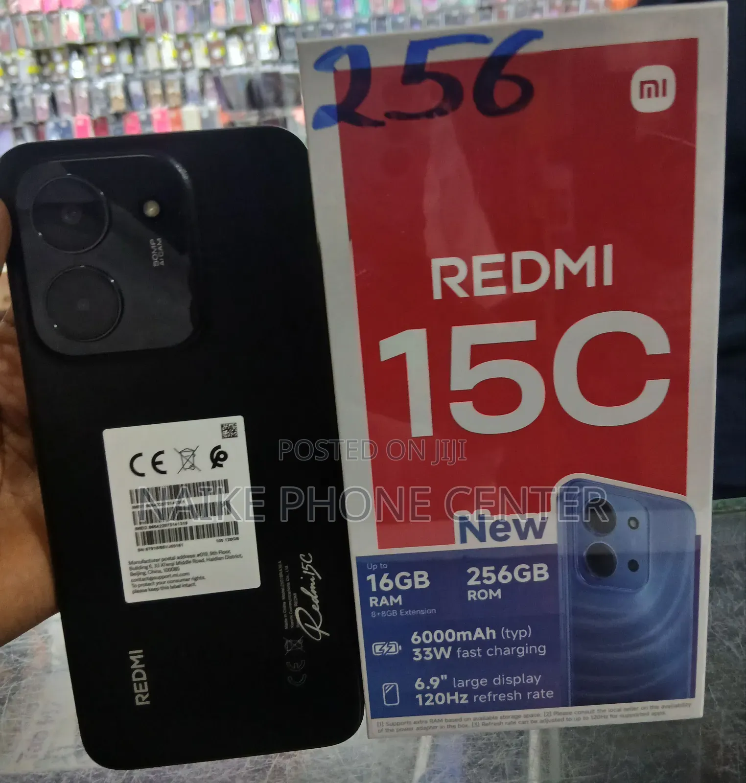 New Xiaomi Redmi 15C 4G 256 GB Black