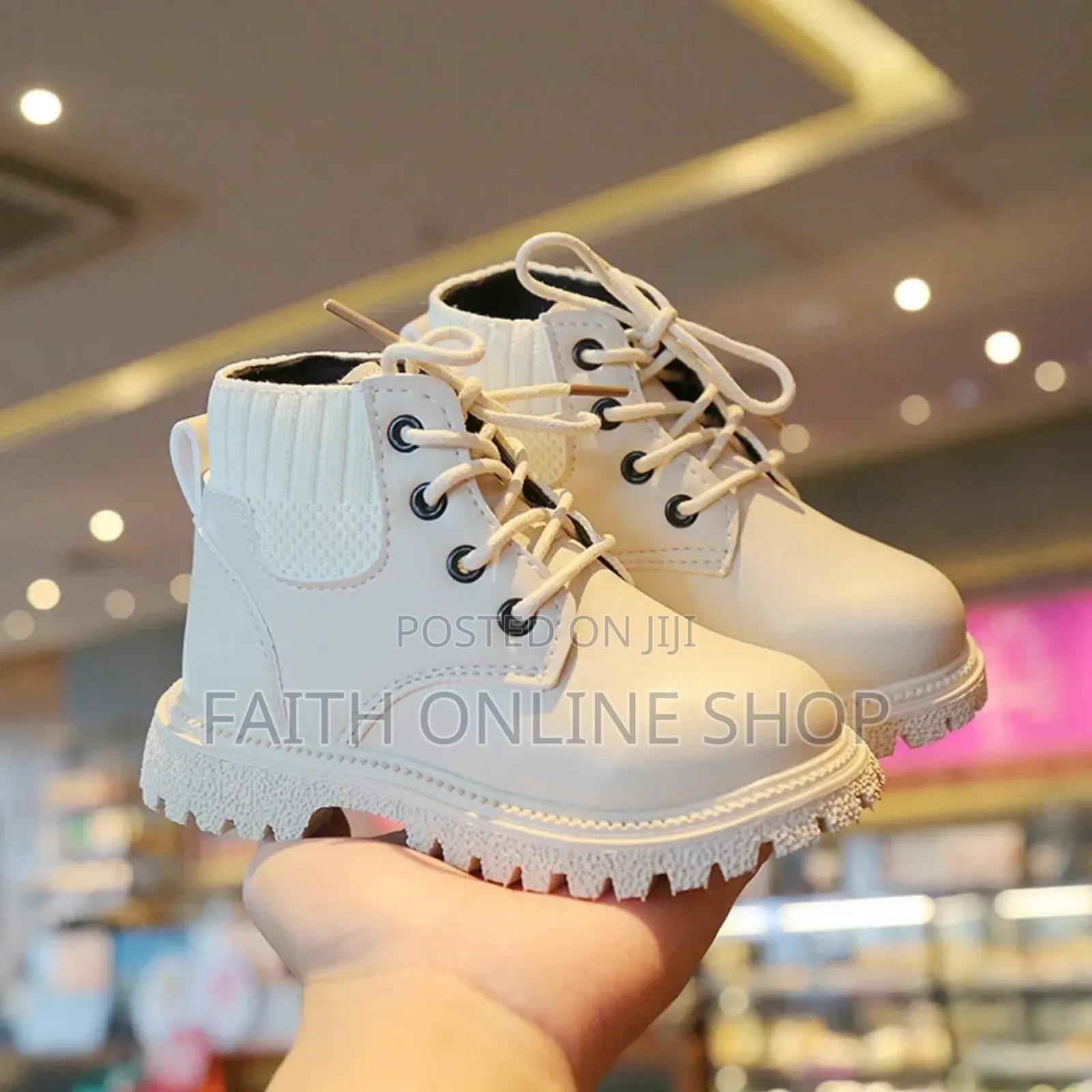 Kids White Boots – Stylish Strong