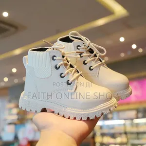 Kids White Boots – Stylish Strong