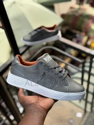 Men's Sneakers Huggo Boss Material Leather