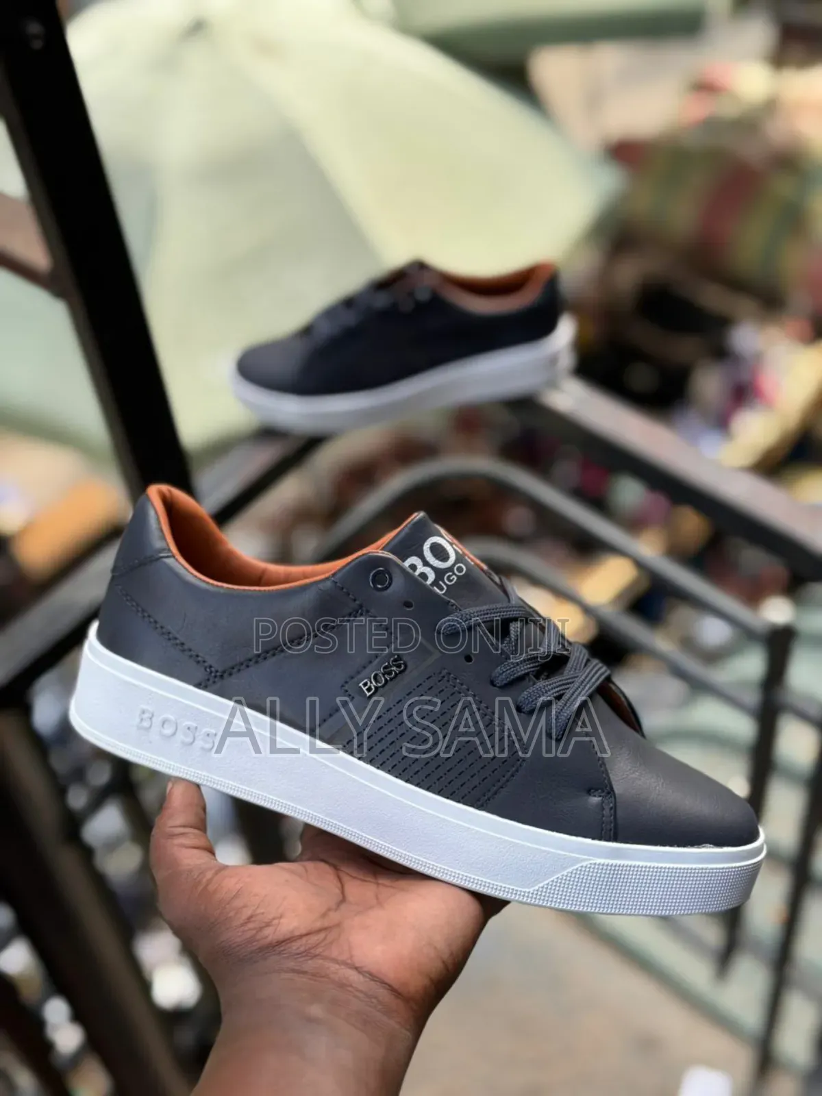 Men's Sneakers Huggo Boss Material Leather