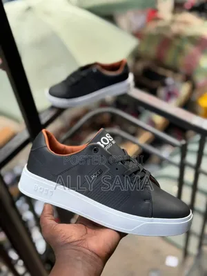 Men's Sneakers Huggo Boss Material Leather