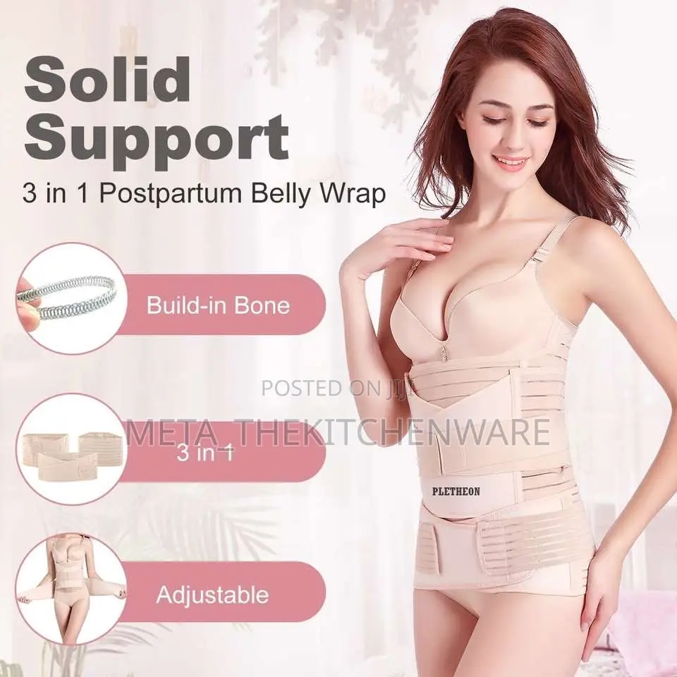 3 in 1 Postpartum Belly Wrap Recovery Post Pregnancy Belly