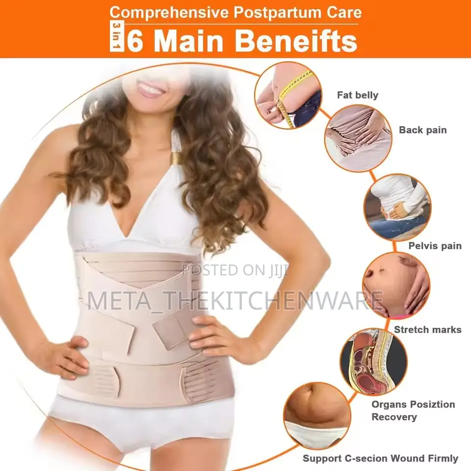 3 in 1 Postpartum Belly Wrap Recovery Post Pregnancy Belly