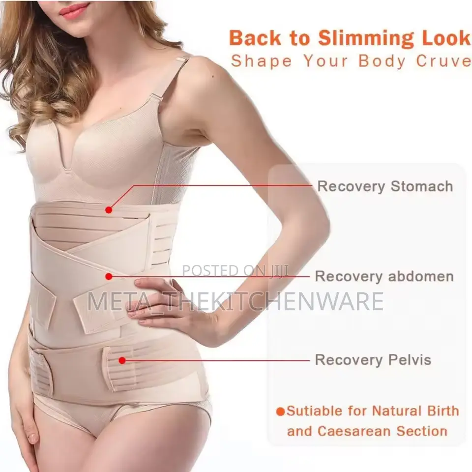 3 in 1 Postpartum Belly Wrap Recovery Post Pregnancy Belly