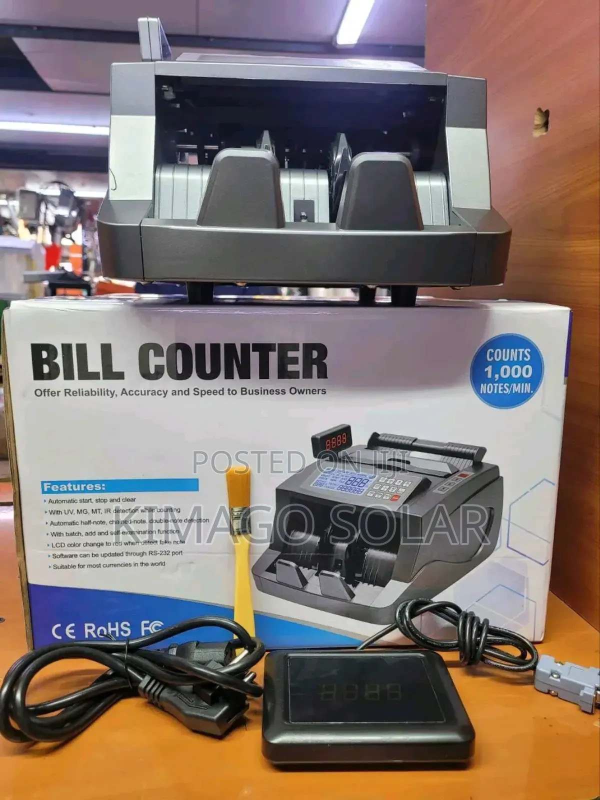 Bill Counter Ya Ofisi Na Maduka 248,899 TZS