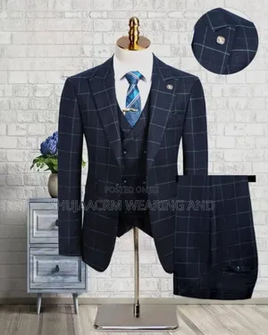 Brownish Mens Suit Black Smart