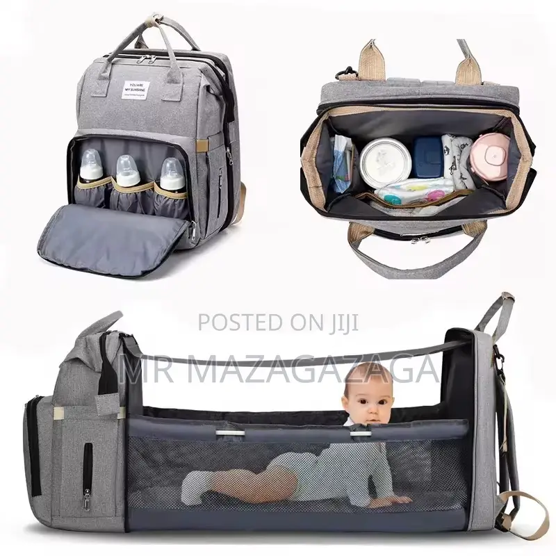 Diaper Bag With Bed