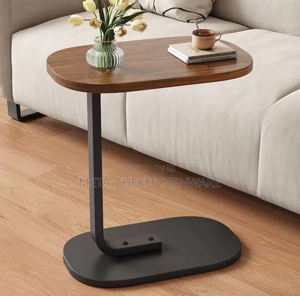 C- Shape Bedside Table